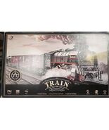 Remote Control Big Scale Steam Train Set with Sound &amp; Light Freight Cars... - $69.29