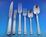 Aria by Christofle France Sterling Silver Flatware Service 12 Set 79 pcs... - £9,573.24 GBP
