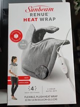 Sunbeam Renue heat wrap 22 in x 14 In (55.8 cm x 35.5 cm) Neck/shoulders New - £28.38 GBP