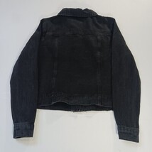 Venus Women's Size XS Black & Blue Embellished  Button Up Shirt Denim Jacket  image 2