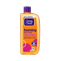 Clean &amp; Clear Foaming Facewash for Oily Skin, Brown, 240ml - $15.96