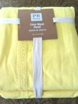 Pottery Barn Teen Color Wash Twin Duvet Cover Yellow Neon Bright Nwt - £46.68 GBP