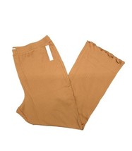 Abound Burnt Orange Wide Leg Casual Elastic Waist Dress Pants Women&#39;s Si... - £9.28 GBP