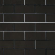 Dundee Deco Black Tiles Self Adhesive Contact Paper, Peel and Stick Modern Wallp - £25.39 GBP+