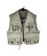 Vintage Orvis Fly Fishing Vest Mens Medium Multi Zip Pockets Tan Over 20... - $848.21 MXN