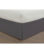 Cotton Rich 200TC 14&quot; Bedskirt Grey Twin - $24.72 CAD