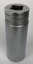 OEM Snap-on Tools USA S281 1/2&quot; Drive 12 Point 7/8&quot; SAE Deep Chrome Socket - £23.48 GBP