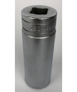 OEM Snap-on Tools USA S281 1/2&quot; Drive 12 Point 7/8&quot; SAE Deep Chrome Socket - £23.56 GBP