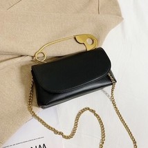 Designer Large Pin Soft Handbag 2022 New Korean Small Square Shoulder Messenger  - £34.77 GBP