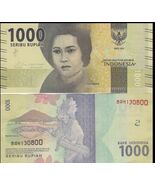 2016 Indonesia P154, 1000 Rupiah, Tjut Meutia / Banda, Tari Tifa dancer ... - $4.93 CAD