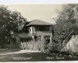 Whitehaven House Real Photo Postcard Hunt Texas 1947 - $17.82