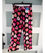 Black PJ Pants W/Hearts Size 7/8 (Medium) Girl&#39;s NEW - $279.78 MXN