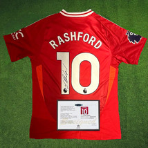 24/25 Man United Signature Marcus Rashford SIGNED Shirts/Jersey + COA - $91.89