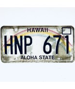  United States Hawaii Aloha Passenger License Plate HNP 671 - $21.77