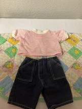 Vintage Cabbage Patch Kids Jeans &amp; Matching Shirt For CPK Girl Canada LTEE - £39.22 GBP