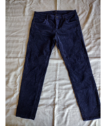 Edyson Womens Dark Blue Skinny Thin Corduroy Low Rise Stretch Pant Size ... - €8,59 EUR