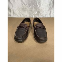 Lifestride Brown Leather Moc Toe Loafers Women’s Size 7 M Dean - £15.80 GBP