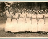 RPPC 1916 Senior Class School of Nursing Portland Oregon OR Postcard F16 - £33.36 GBP
