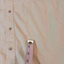 Bob Timberlake Build To Last Men's Yellow Cotton Short Sleeve Pockets Size Large image 3