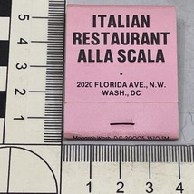 Matchbook Cover  Italian Restaurant Alla Scala Washington, DC  gmg  Unstruck - £9.70 GBP