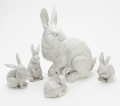 Barbara King 5-Piece Momma Rabbit and 4 Bunnies Collection - £62.03 GBP