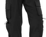 Ladies Parachute Cargo Trousers With Pockets - Lightweight, Waterproof, ... - $37.94