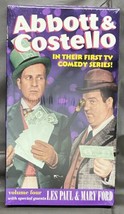 Abbott And Costello In Their First TV Comedy Series￼ Volume 4 VHS - £7.47 GBP