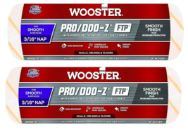 Wooster Pro/Doo-Z FTP Synthetic Blend 9&#39;&#39; W x 3/16&#39;&#39; Paint Roller Cover ... - $10.88