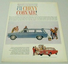 1961 Print Ad Chevy Corvair 700 Lakewood Station Wagon &amp; 4-Dr Sedan Phon... - $14.00