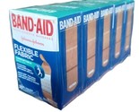Lot of 5 Band-Aid Bandages Flexible Fabric 30 count  All 1 Size 3/4 in x... - £14.16 GBP