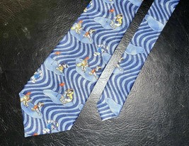 3 Silk Neck Ties - Mickey, Donald, Goofy, Pluto Golf - Balancine Disney Unimited - £11.23 GBP