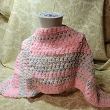 VTG Crochet Handmade Girl&#39;s Shawl Poncho Wrap OOAC Yellowstone - £9.39 GBP