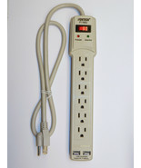 6 Outlets Power Strip Surge Protector Safety Reset Circuit Breaker 2 USB Ports - £17.27 GBP