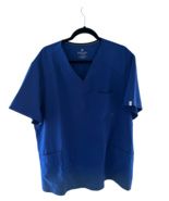 Cherokee Scrubs Infinity Men V Neck Top Blue:  Size XL - $27.06 CAD