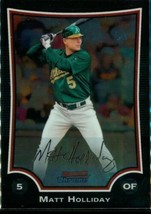 2009 Baseball Trading Card Topps Bowman Chrome #148 Matt Holliday Oakland A&#39;s - £6.59 GBP