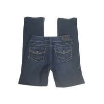 Silver Suki Jeans Womens 26x31 Mid Slim Bootcut Low Rise Casual Denim - £17.35 GBP