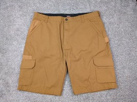 Dickies Shorts Mens 40 Tan Ultimate Cargo Relaxed Ripstop Temp Control Work - $12.99