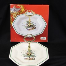 Nikko Christmastime Sweet Plate 8.125&quot; Original Box - $18.61