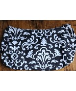 Thirty-One ~ Fitted ~ Elite ~ Skirt Purse Cover ~ 100% Cotton ~ Black Fl... - $28.06 CAD