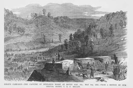 Sherman Capture of Buzzard&#39;s Roost at Hovey Gap, Georgia - $19.97