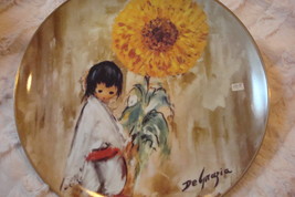 De Grazia &quot;Sunflower Boy&quot; 1985, Children Series, original Collector Plate NIB  - £43.39 GBP