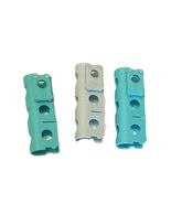 Bakugan Bakurack Replacement Parts for Spinning Case Teal &amp; Blue Set of 3 - $164.66 MXN