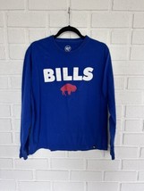 Buffalo Bills Long Sleeve Shirt BILLS Blue Mens Large - £13.81 GBP