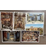 Lotto di 6 vecchie cartoline Israele Gerusalemme Betlemme Baalbek - $10.14