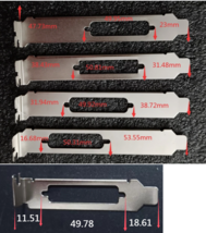 Parallel LPT Printer 4U 2U DB25 DB 25 Port Rear PCI bracket Full-height ... - $1.90