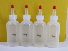 4-Pack 6oz Salon Soft Squeeze Hair Dye Color Applicator Bottle with Tip ... - $10.88