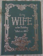 American Greetings To My Wife Booklet Birthday Card 1964 Used - $4.99