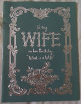 American Greetings To My Wife Booklet Birthday Card 1964 Used - £3.91 GBP