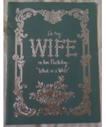 American Greetings To My Wife Booklet Birthday Card 1964 Used - $4.99