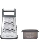 KitchenAid Gourmet Box Grater Set Charcoal Gray New - $19.95